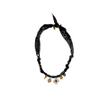 Collier Vegas Members Carte Trèfle Noir