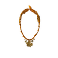 Collier Colombiana Big Fleur Mandarine