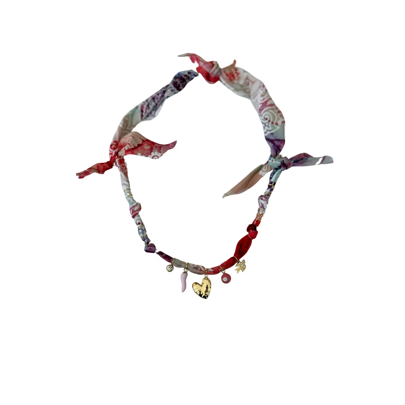 Collier Cosmic Vibes Cœur Doré