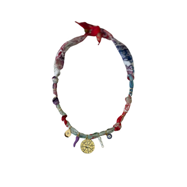 Collier Cosmic Vibes Roue Dorée