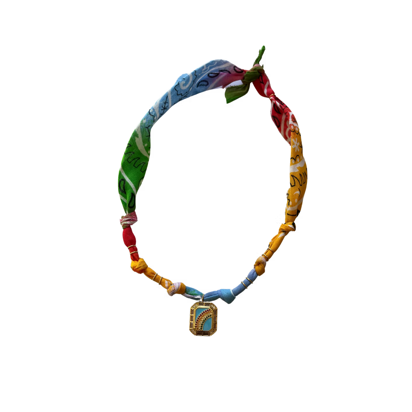 Collier Goodvibes Arc En Ciel Multicolore Mandarine