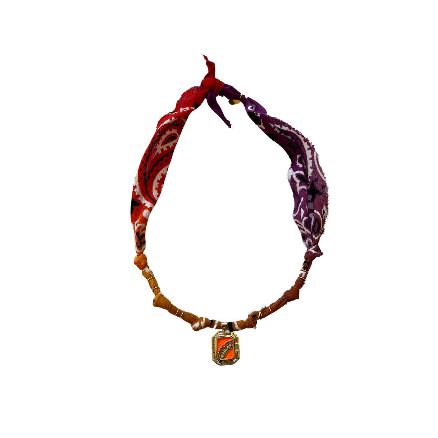 Collier Goodvibes Arc En Ciel Violet Rouge