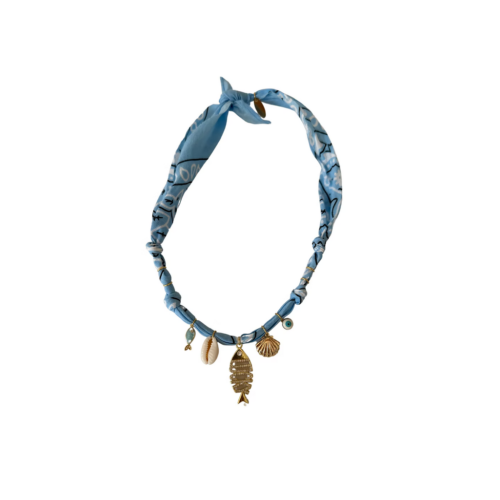 Collier Hydra Island Poisson Lucky Ciel