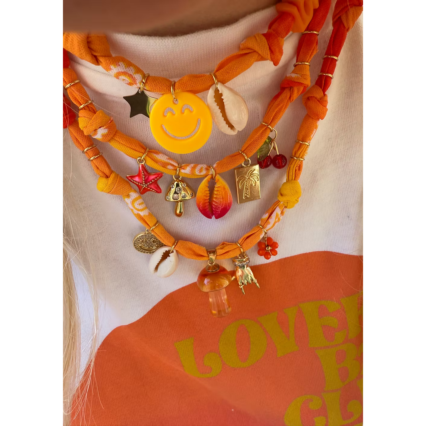 Collier Ibiza Sunrise Smile Love