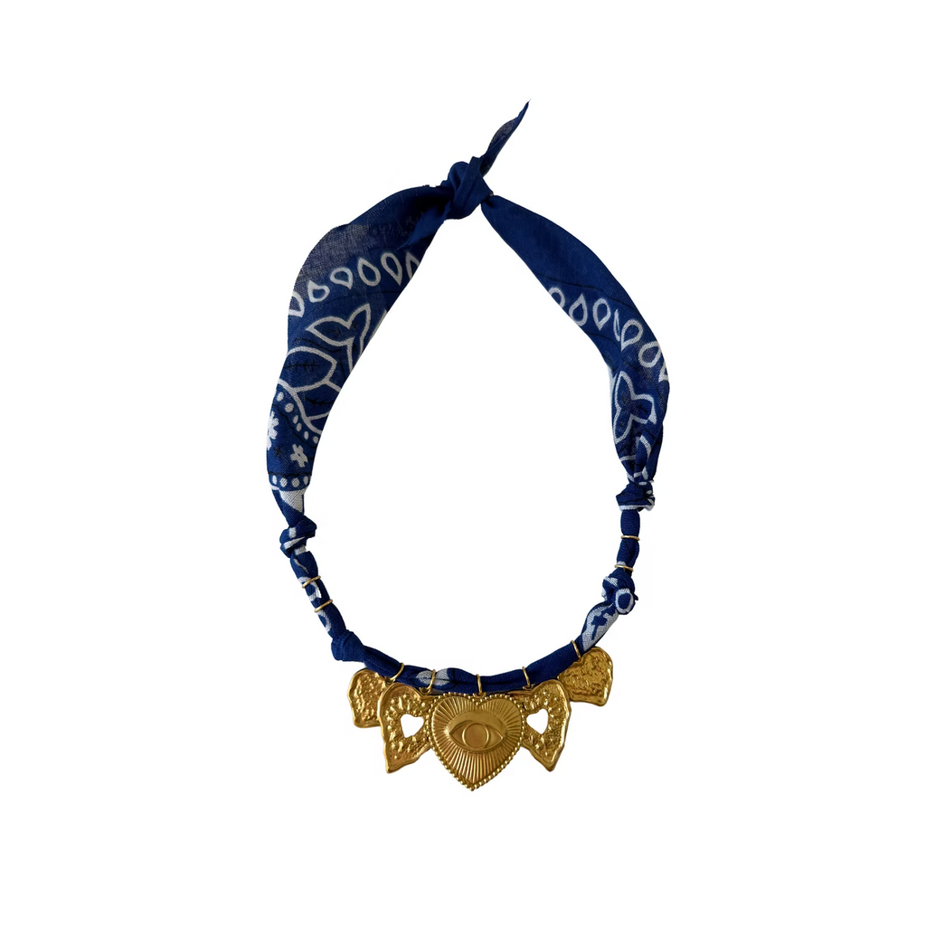 Collier One Love Big Multi Cœurs Outremer