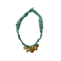 Collier One Love Big Multi Cœurs Bleu Aqua
