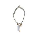 Collier Poetic Blush Plume Nacre Blanc