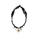 Collier Soleil Astro Noir