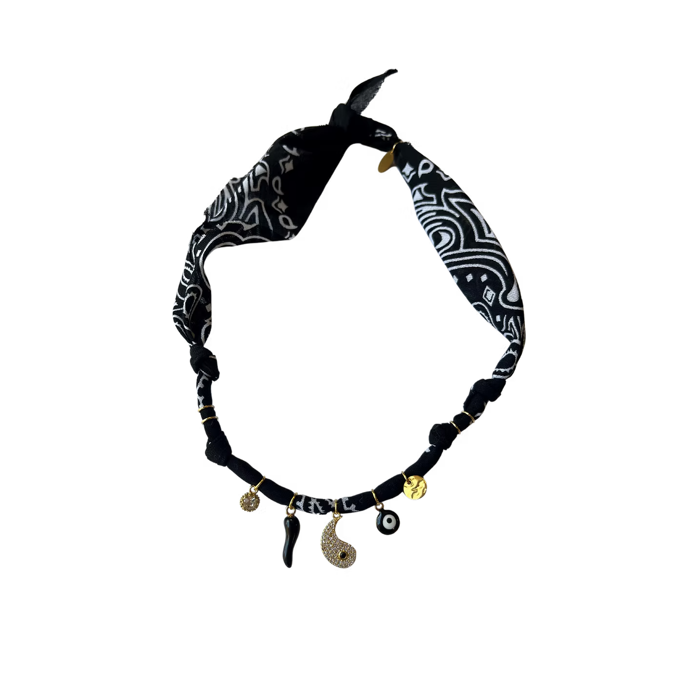 Collier Spiritus Yin Noir