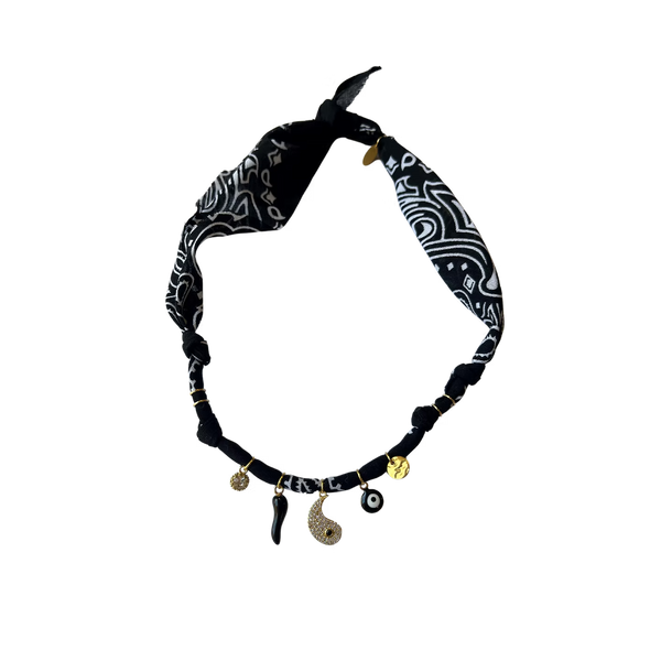 Collier Spiritus Yin Noir