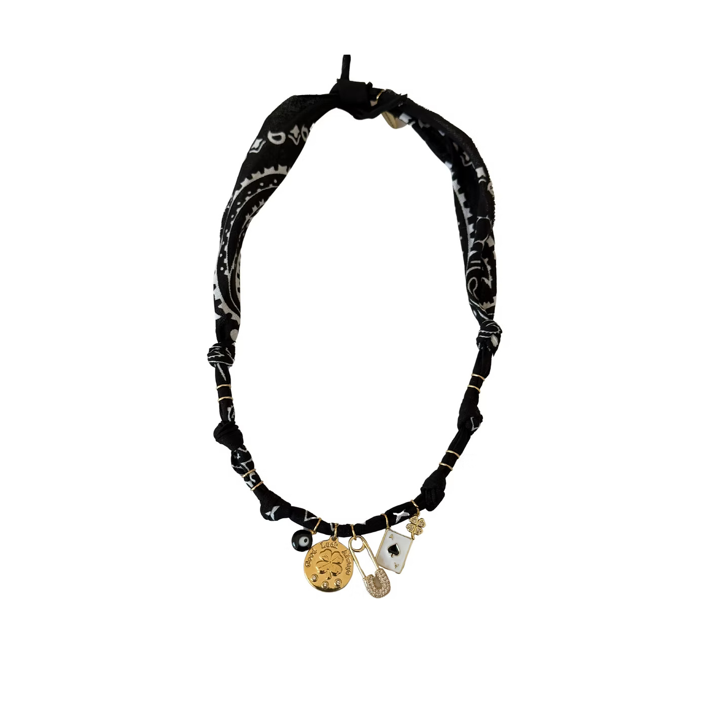 Collier Vegas Members Epingle Noir