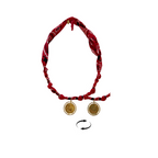 Collier Vegas Members Médaille Réversible Rouge