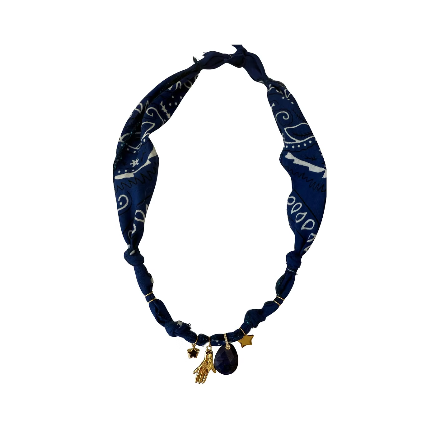 Collier « Antique »Main Doré