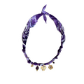 Collier « Varanasi » Trefe Violet Tie And Dye