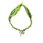 Collier « Varanasi » Trefle Vert Anis