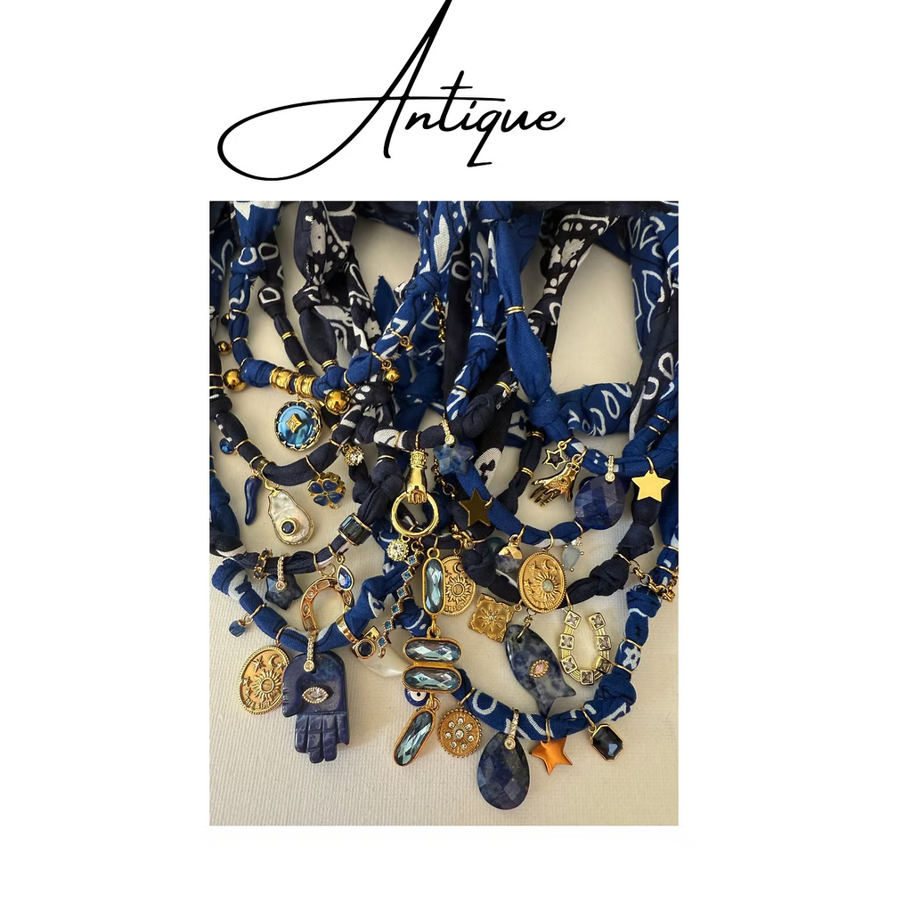Collier « Antique » Fer À Cheval Marine