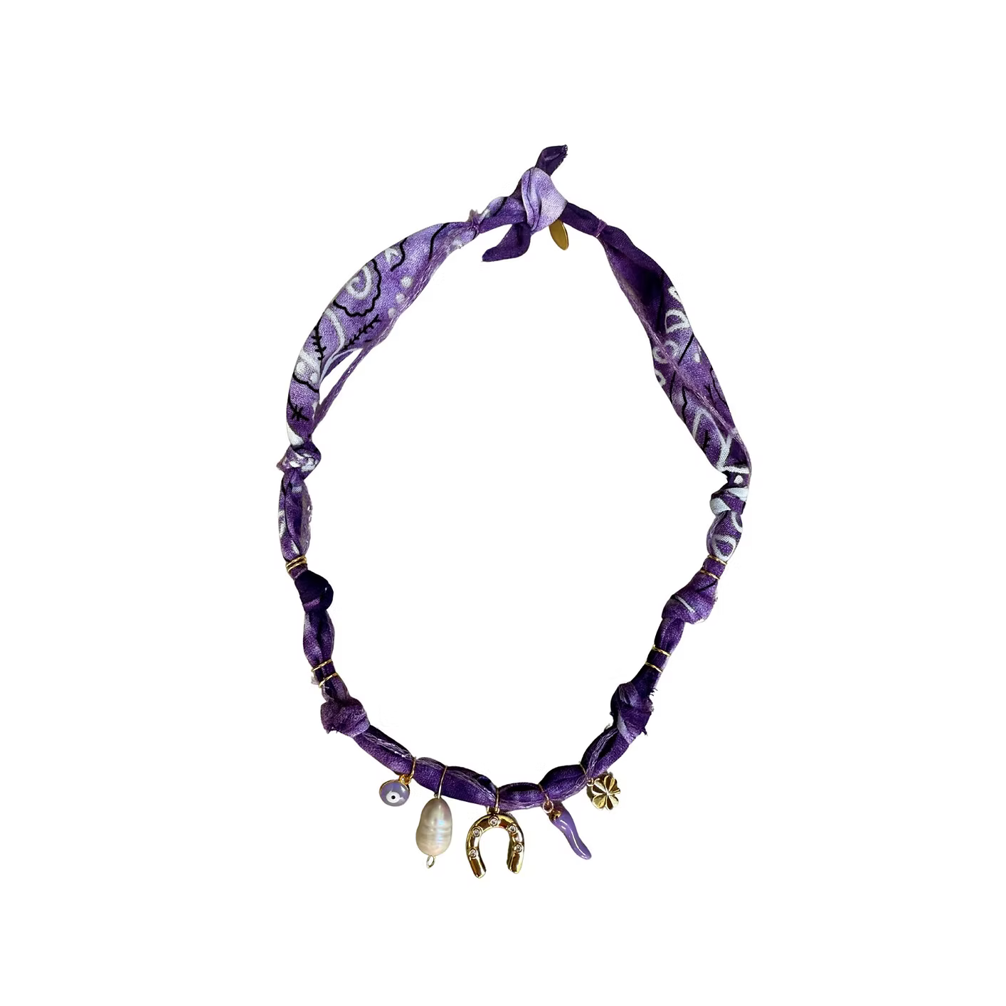 Collier « Varanasi » Fer À Cheval Violet