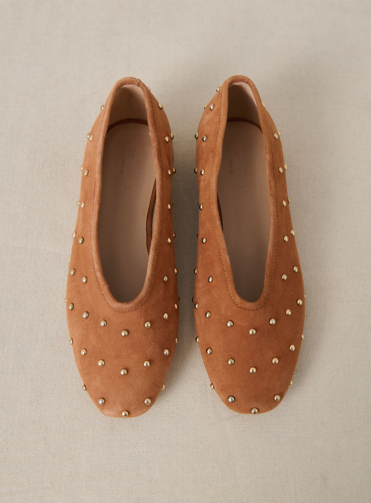 Ballerines Coralie - Cognac