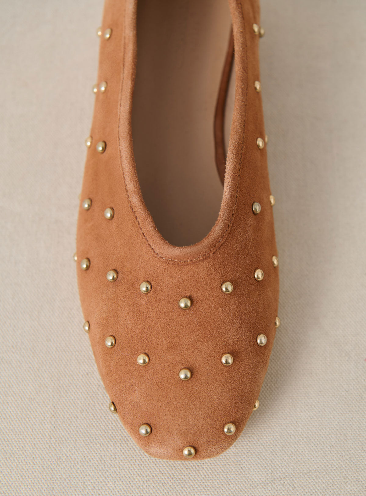 Ballerines Coralie - Cognac