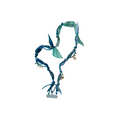 Cordon De Telephone Bleu/Aqua/Ciel