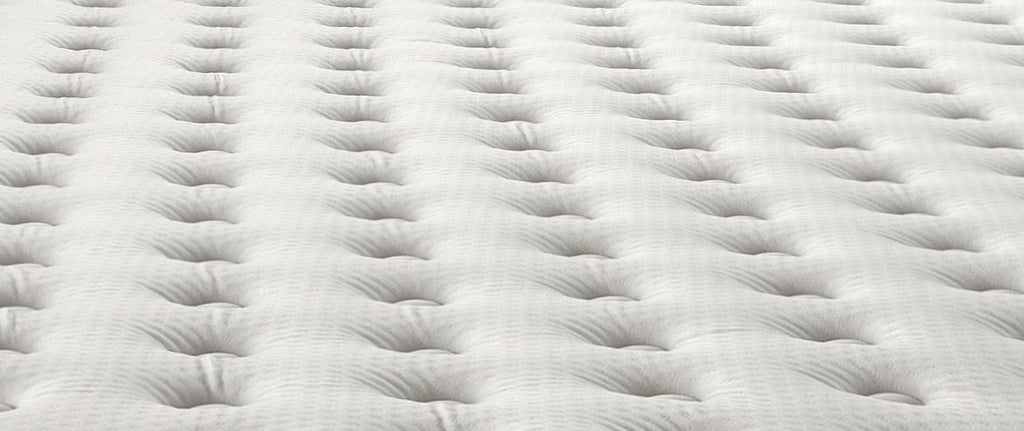 Castelnaud - Ensemble Matelas + Sommier - Blanc/Bordeaux