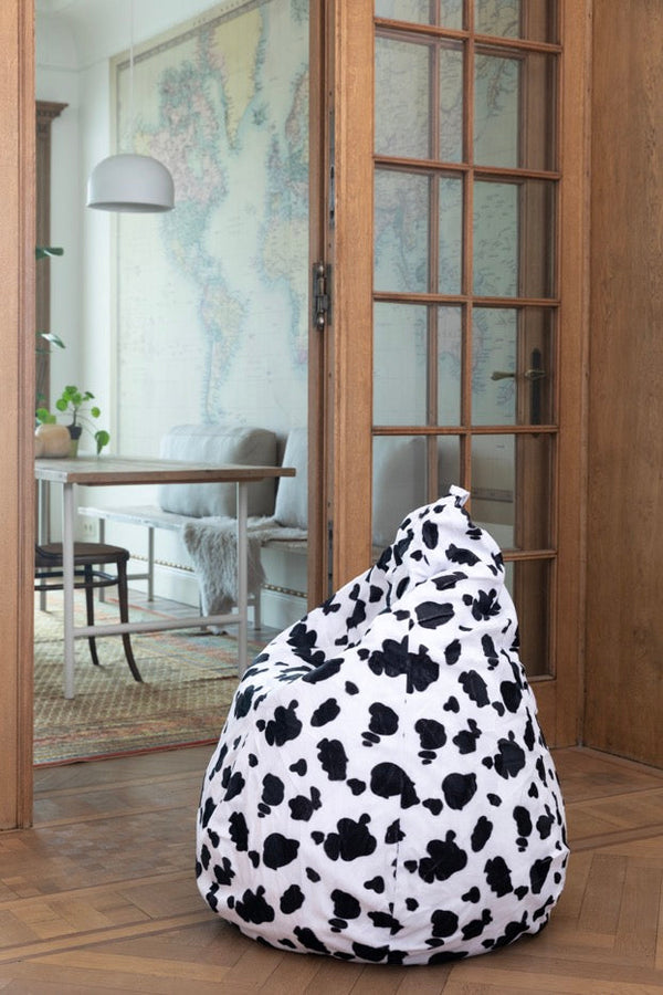 Pouf Original Cow - 80x120cm - Noir
