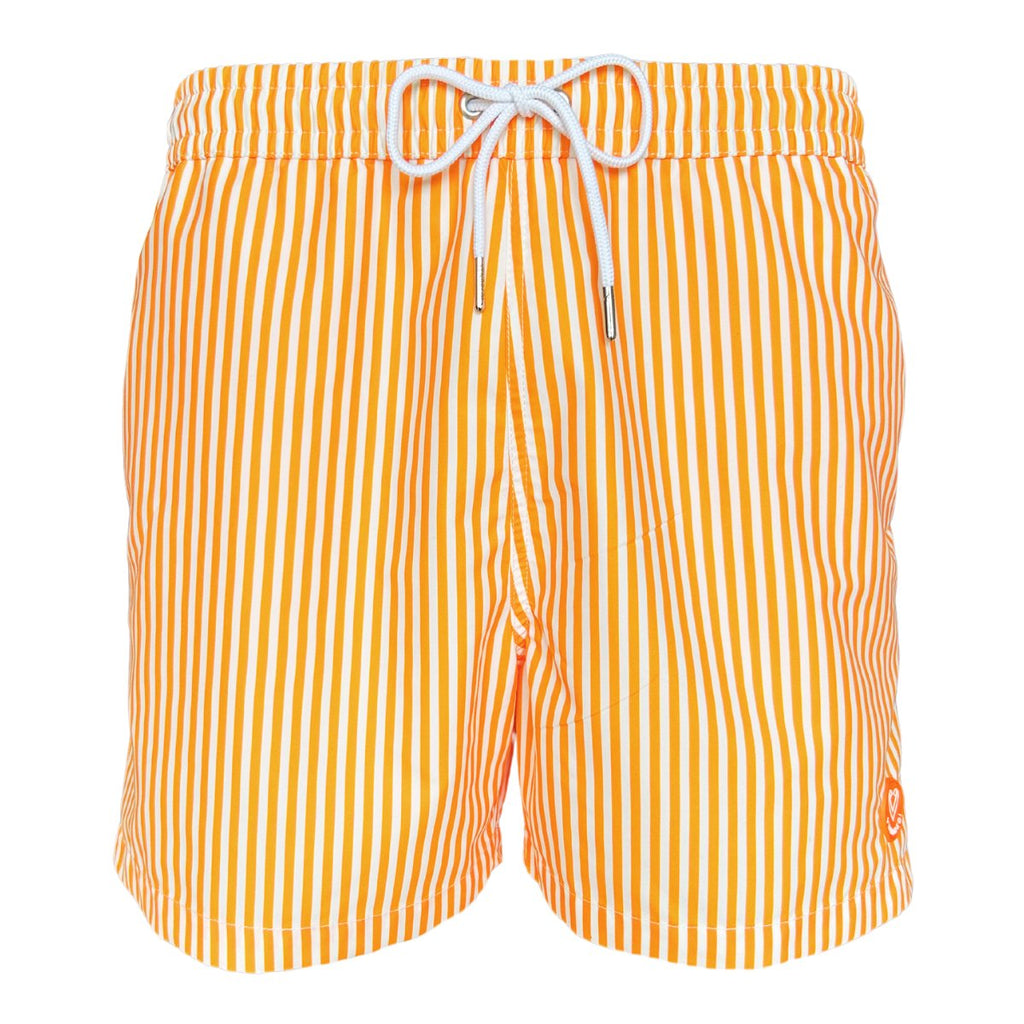 Short De Bain - Le Crémeux Orange Rayé
