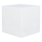 Cube lumineux tabouret sans fil LED multicolore dimmable CARRY 40cm avec télécommande et socle à induction - REDDECO.com