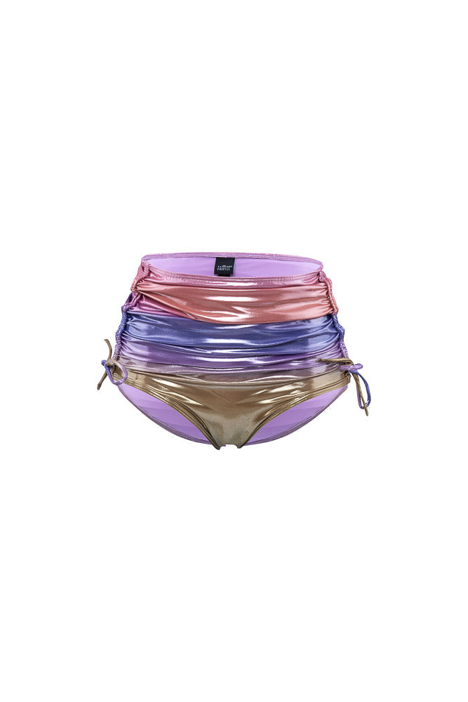 Culotte Taille Haute Fascinante Sunset Kaki/Rose