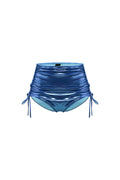 Culotte Taille Haute Fascinante Shine Bleu Mer