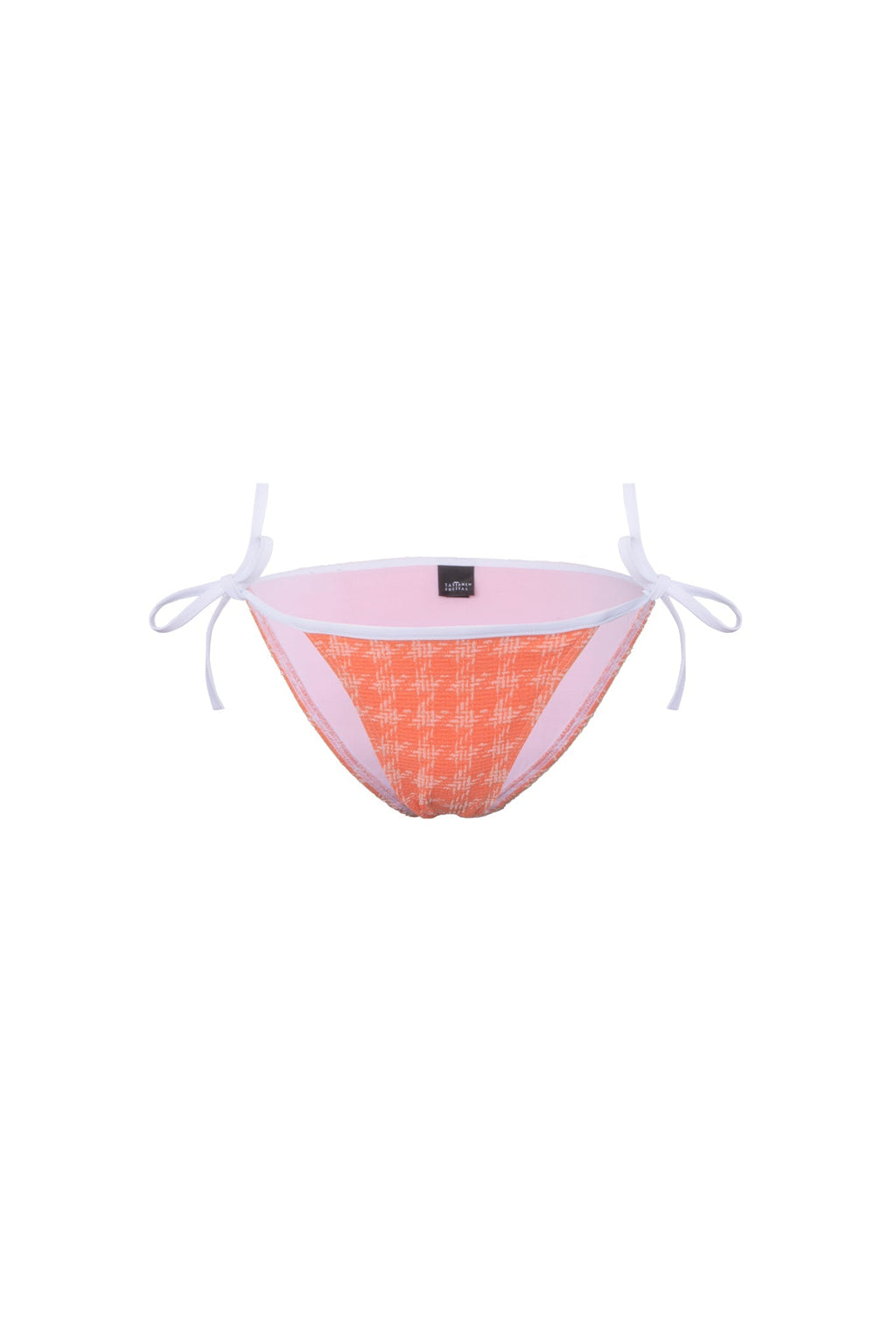 Culotte Bikini Orange Vichy