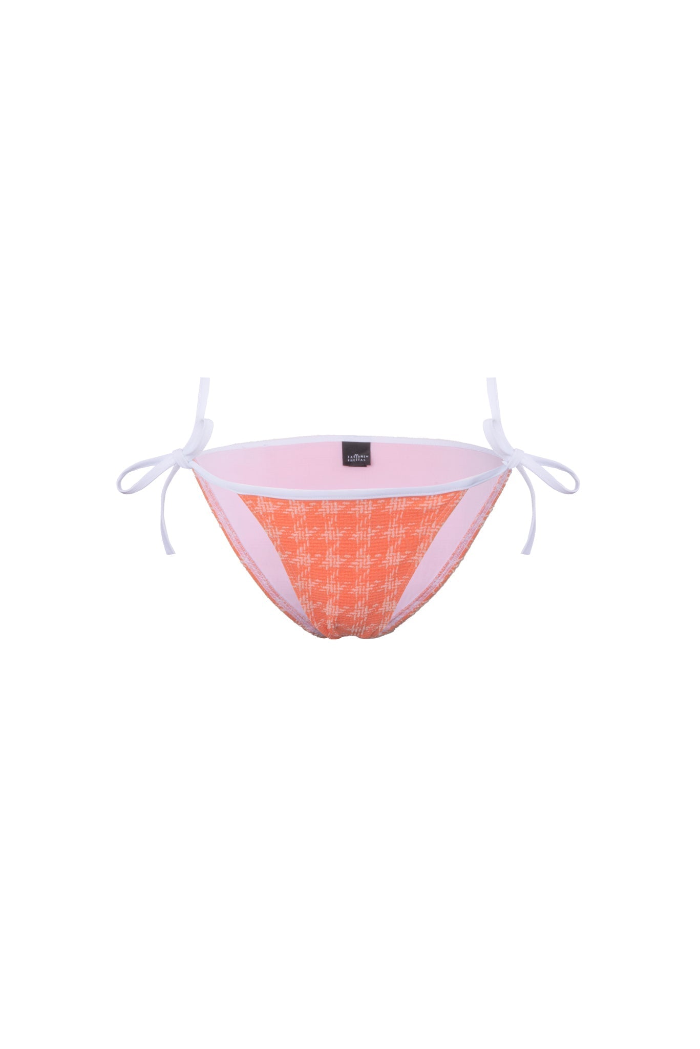Culotte Bikini Orange Vichy