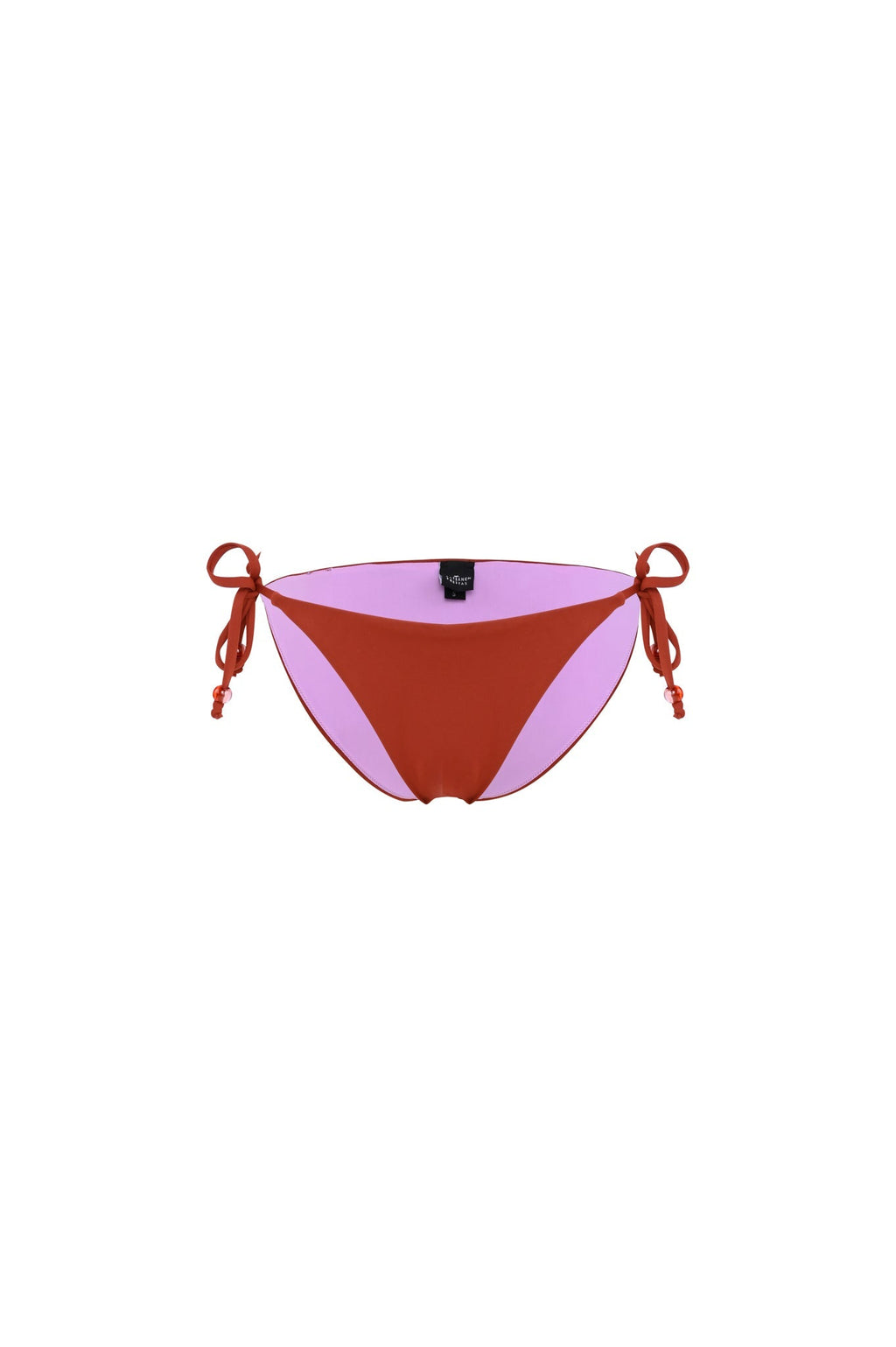 Culotte Attachante Perles Degrade Brun