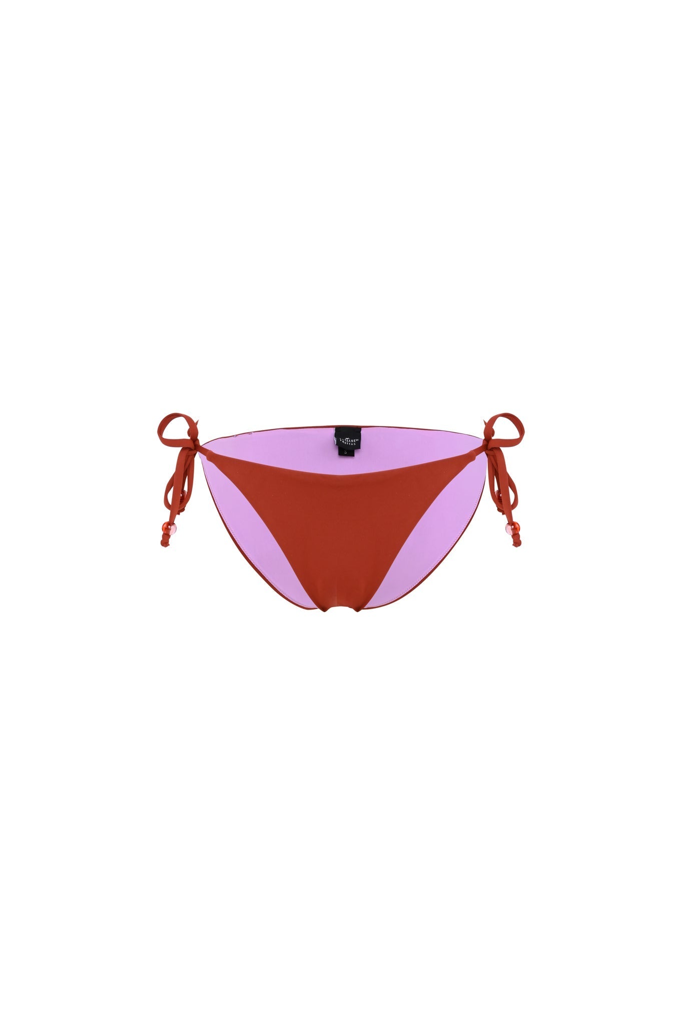 Culotte Attachante Perles Degrade Brun