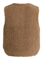 Gilet À Poils Bouclés Hug Me - Khaki