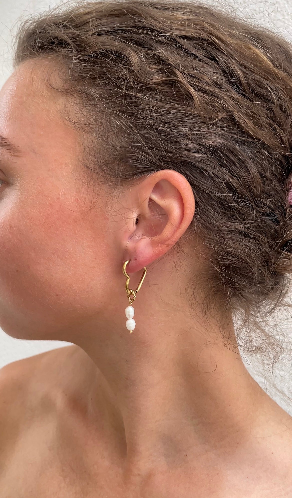 Boucles D'Oreilles Asymetric Heart
