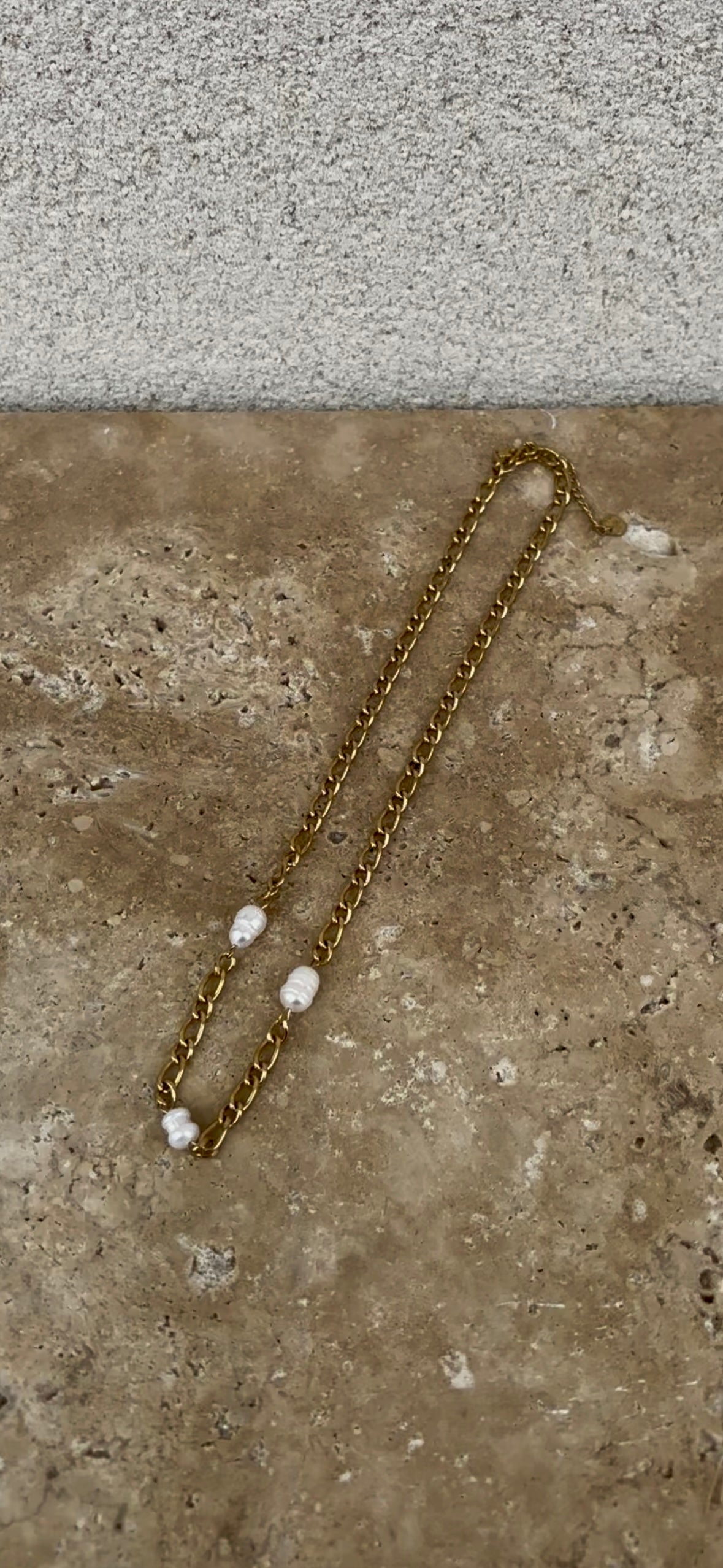 Collier Dangling Pearl