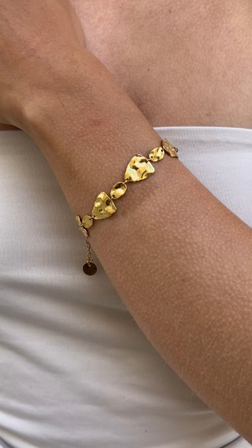 Bracelet Hammered