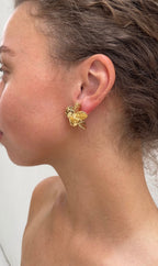 Boucles D'Oreilles Graphic Flower