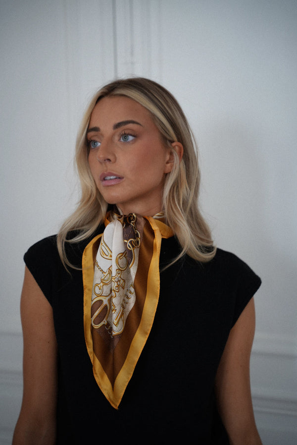 Foulard Imprimé Jimmy - Beige
