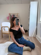 Top Carla Noir