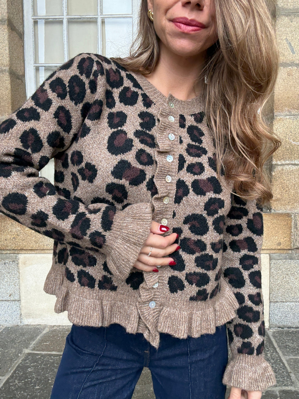 Cardigan Maxine Léopard