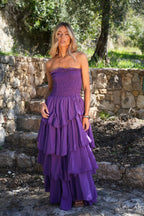 Robe Longue Lizia - Violette