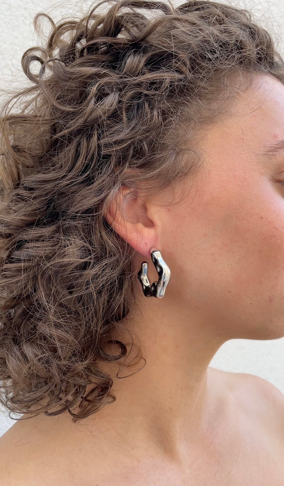 Boucles D'Oreilles Hammered