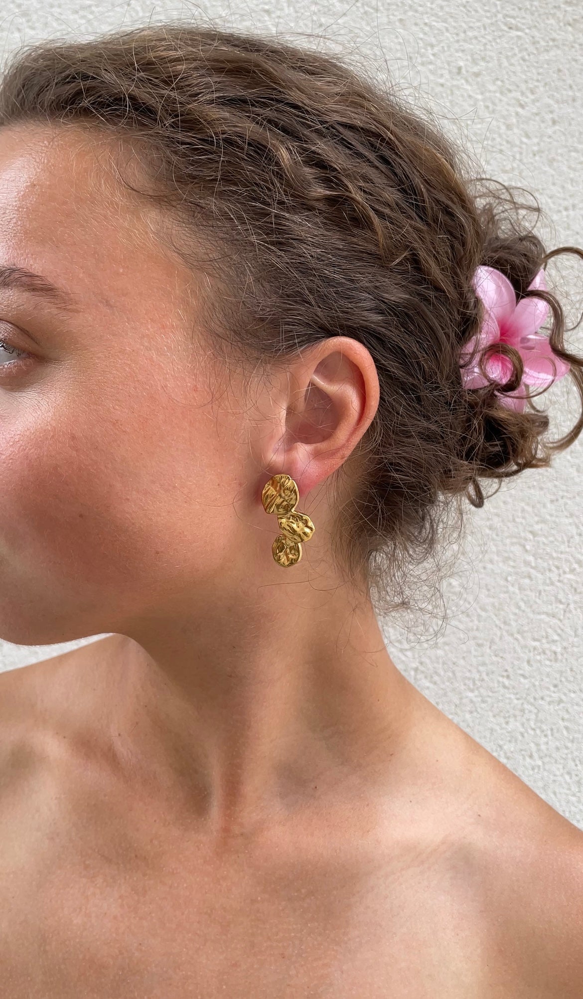 Boucles D'Oreilles Half Petals