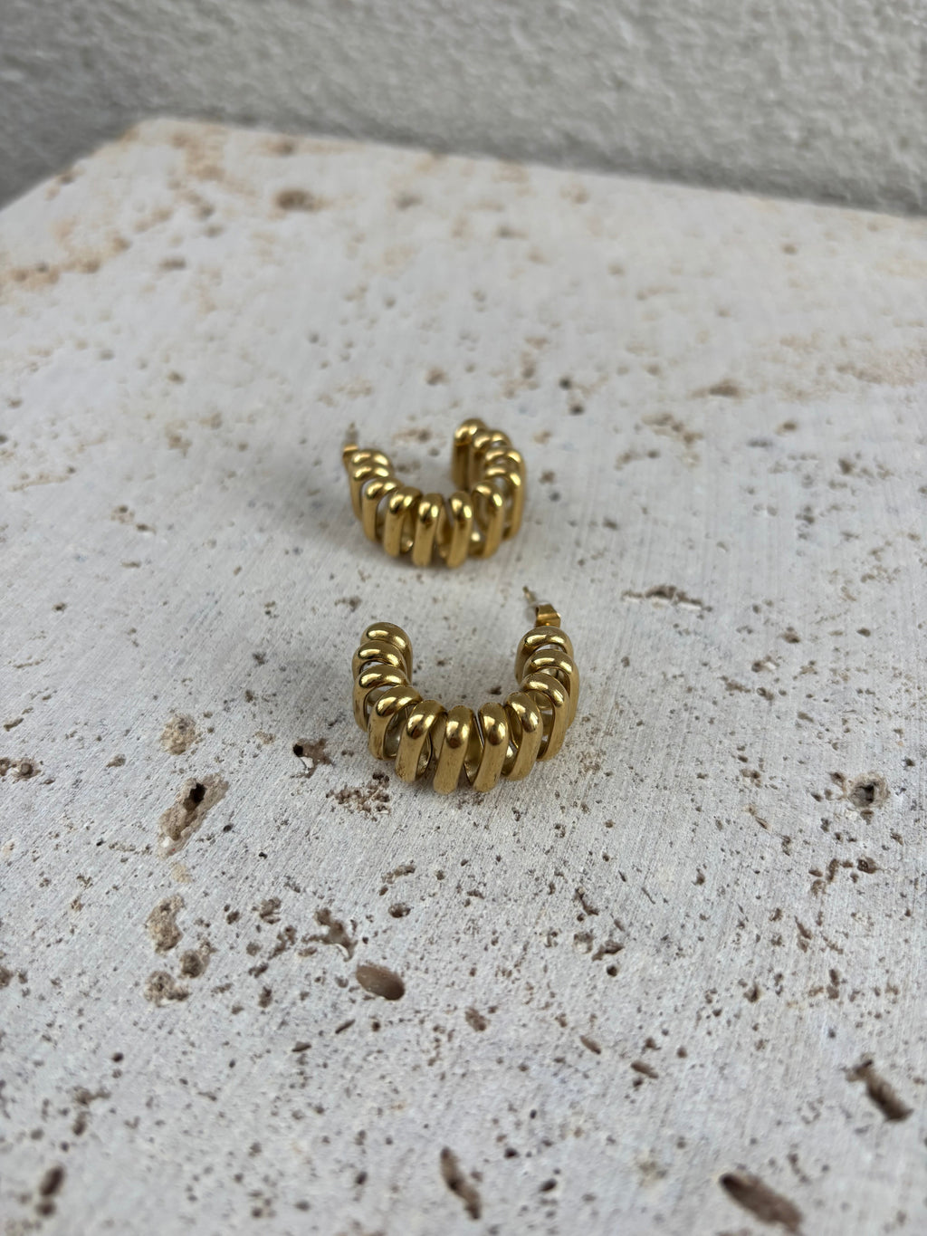 Boucles D'Oreilles Mini Wrinkled
