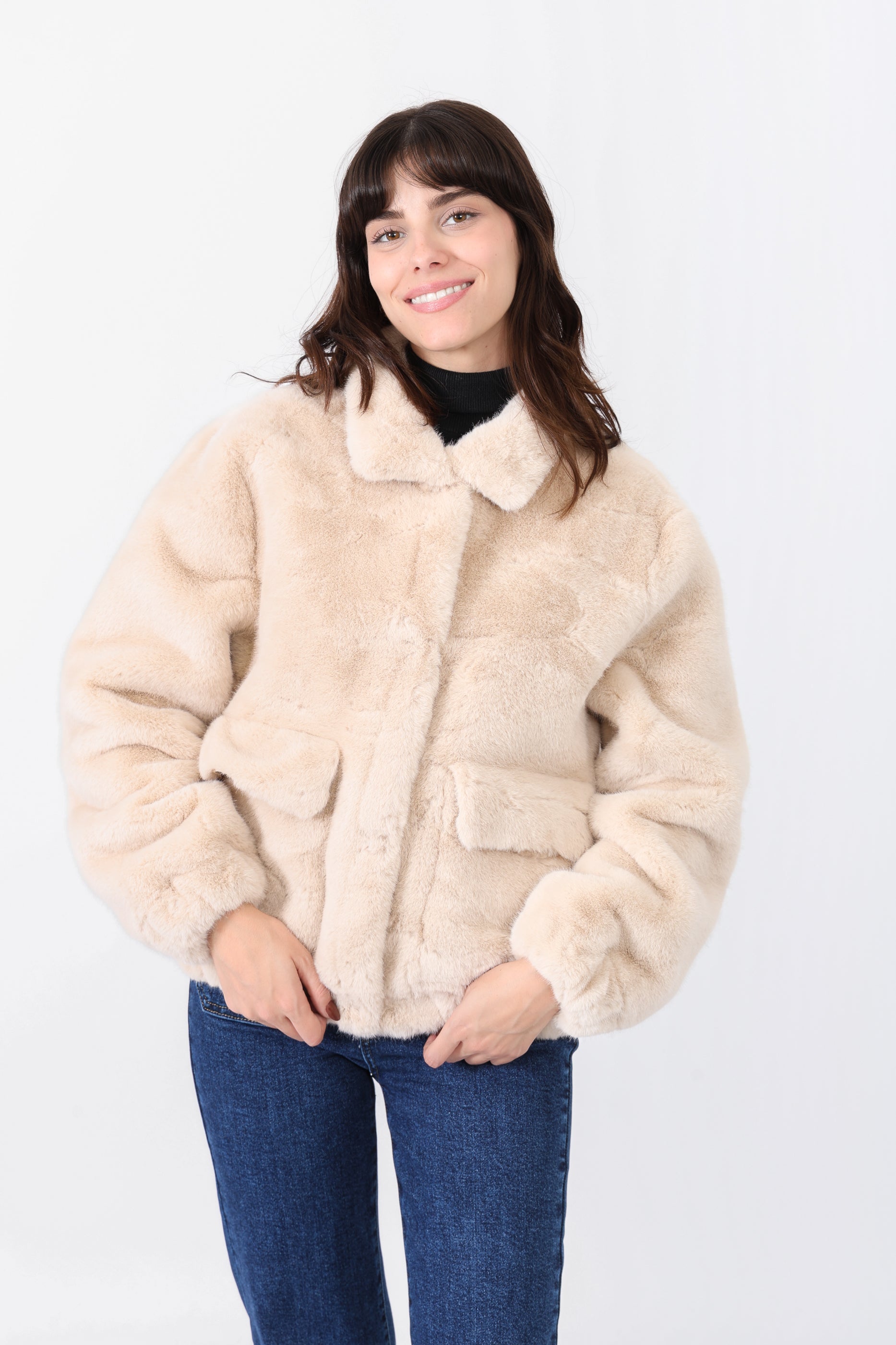 Fausse Fourrure - Beige