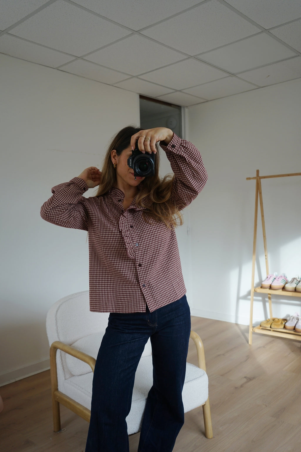 Blouse À Carreaux Margaux