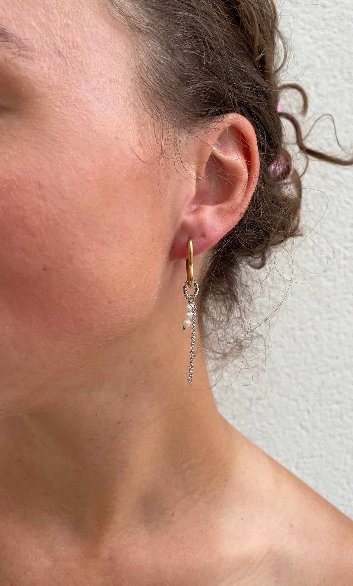 Boucles D'Oreilles Asymetric Heart