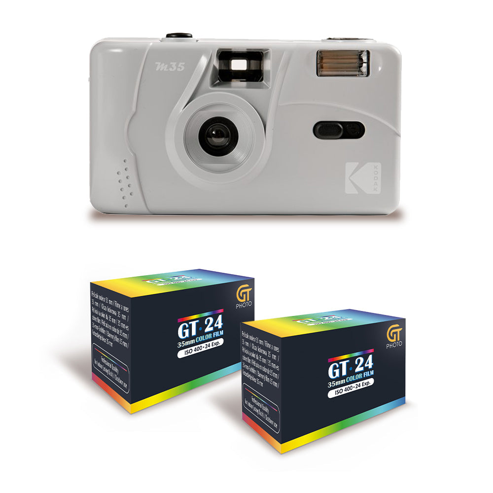 Appareil Photo Argentique - M35 - Gris - 2 Pellicules Couleur Offertes - Kodak